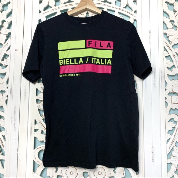 neon fila shirt